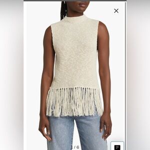 Astrid Fringe Hem Knit Tank